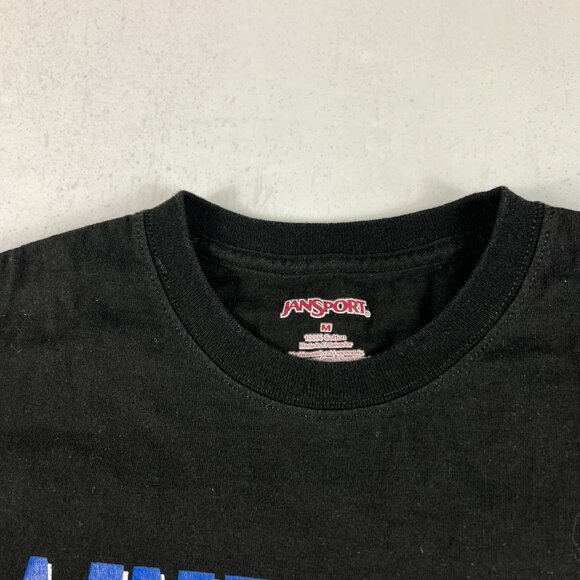 Jansport Saint Louis Billakens Shirt Medium Black Wrap Around Short Sleeve Tee - Picture 5 of 12